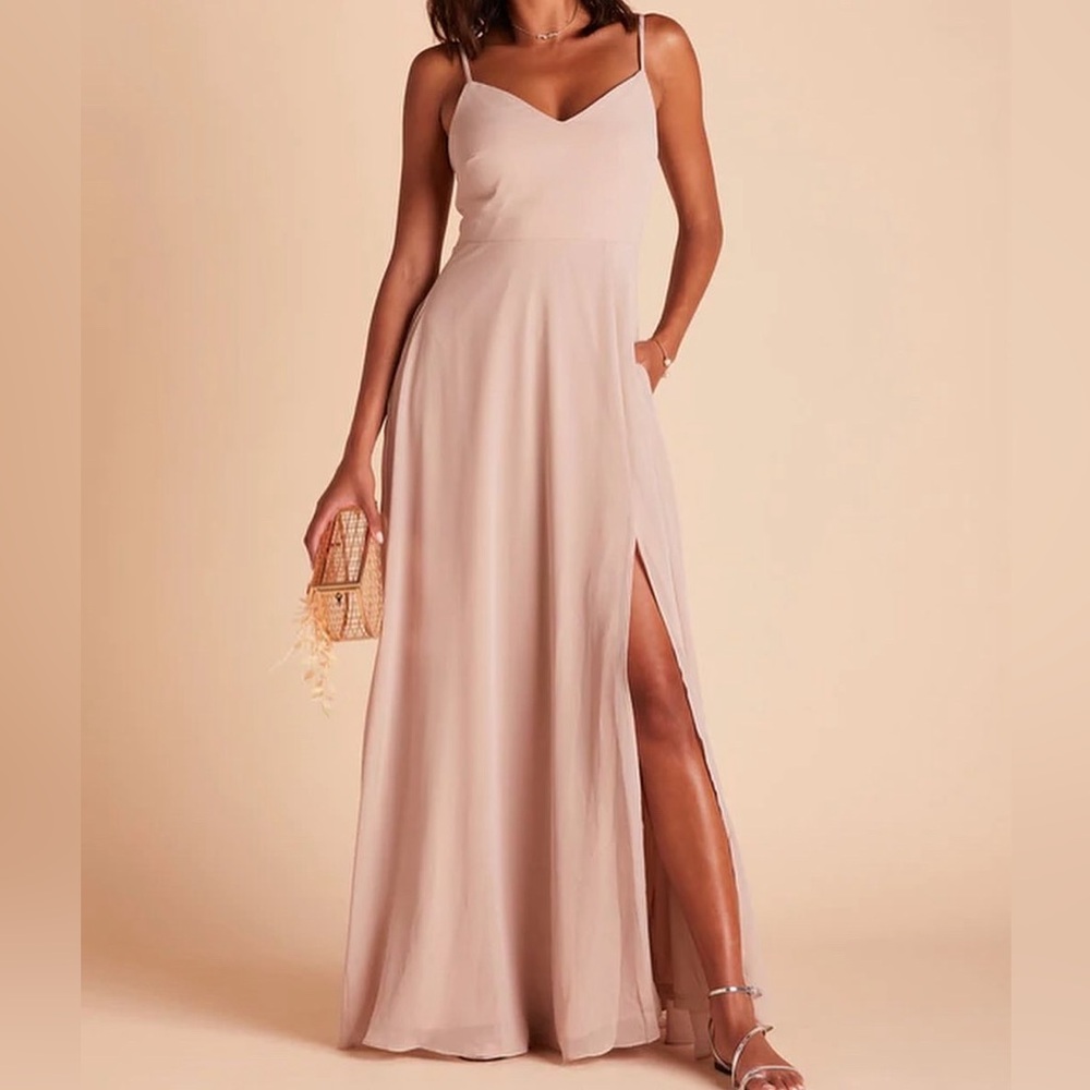 Birdy Grey Taupe Chiffon Dress - Picture 6 of 6